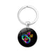 Jewelry WholesaleWholesale Gay Pride Day LGBT Rainbow Time Gem Keychain JDC-KC-XuS006 Keychains 溆水 %variant_option1% %variant_option2% %variant_option3%  Factory Price JoyasDeChina Joyas De China