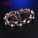 Jewelry WholesaleWholesale color rose gold zircon bracelet MOQ≥2 JDC-BT-Kas004 Bracelet 卡诗 %variant_option1% %variant_option2% %variant_option3%  Factory Price JoyasDeChina Joyas De China