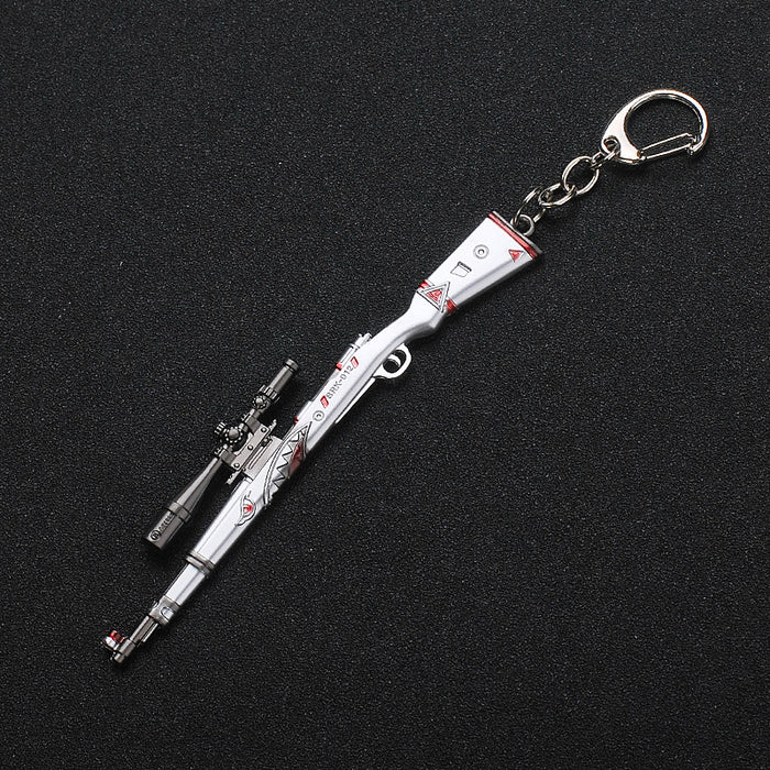 Wholesale 98K Pan Alloy Keychain JDC-KC-XinS031