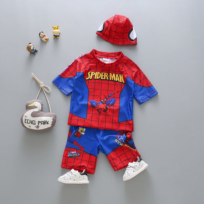 Wholesale Boys, Middle and Children's Split Swimsuit Cartoon Shape JDC-SW-YuJia001