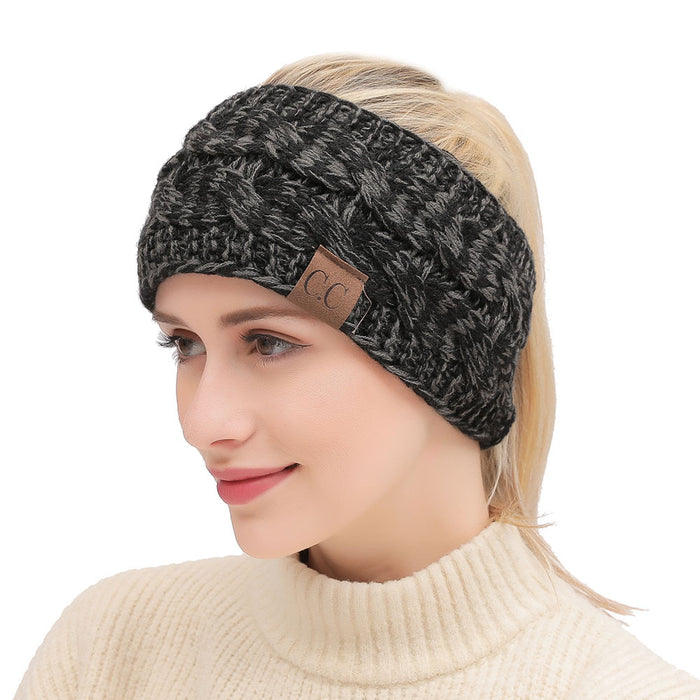 Wholesale Headband Acrylic Wool Thickened Winter Warm MOQ≥2 JDC-HD-XMi004