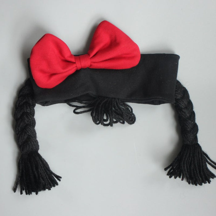 Wholesale Bow Baby Braids Headband Cotton JDC-HD-CH001