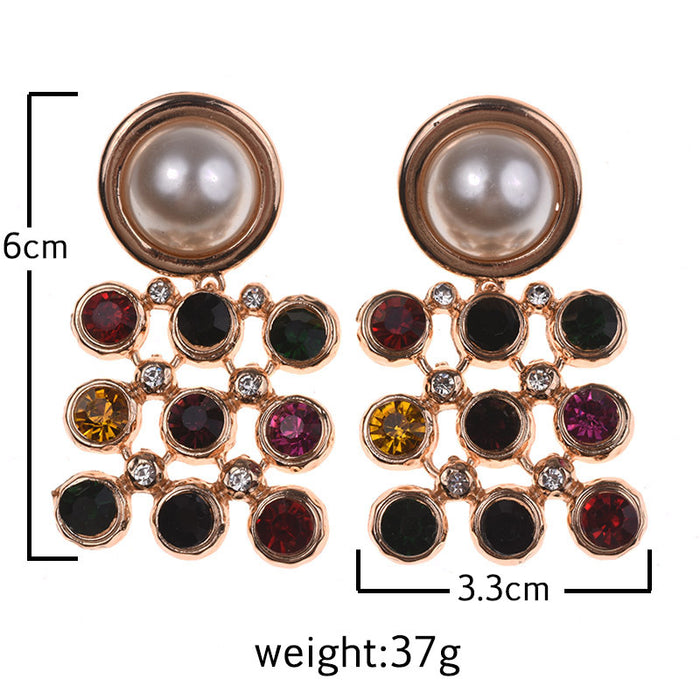 Jewelry WholesaleWholesale boho diamond earrings JDC-ES-QLan010 Earrings 千岚 %variant_option1% %variant_option2% %variant_option3%  Factory Price JoyasDeChina Joyas De China