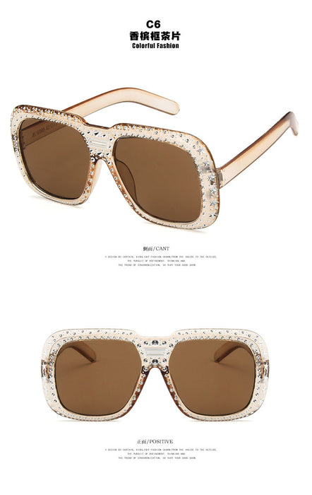 Jewelry WholesaleWholesale large frame star diamond sunglasses JDC-SG-KD142 Sun Glasses 珂盾 %variant_option1% %variant_option2% %variant_option3%  Factory Price JoyasDeChina Joyas De China