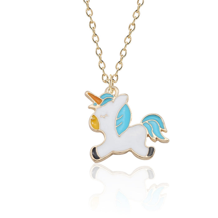 Jewelry WholesaleWholesale cartoon cute Pegasus Necklace MOQ≥2 JDC-NE-ZJ023 necklaces 志嘉 %variant_option1% %variant_option2% %variant_option3%  Factory Price JoyasDeChina Joyas De China