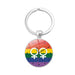 Jewelry WholesaleWholesale Gay Pride Day LGBT Rainbow Time Gem Keychain JDC-KC-XuS006 Keychains 溆水 %variant_option1% %variant_option2% %variant_option3%  Factory Price JoyasDeChina Joyas De China