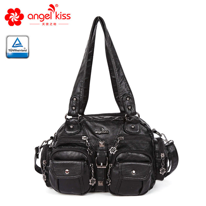 Wholesale Shoulder Bag PU Large Capacity Tote Bag Handheld Diagonal JDC-SD-TSZW004