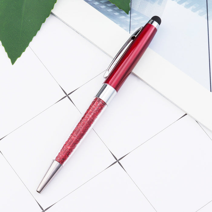 Wholesale Diamond Metal Pen Handwriting Capacitive Ballpoint Pen JDC-BP-Huah035