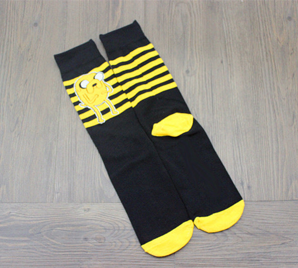 Wholesale Sock Cotton Medium Tube Cartoon Cute Antibacterial Sweat (M) JDC-SK-HuiHe033