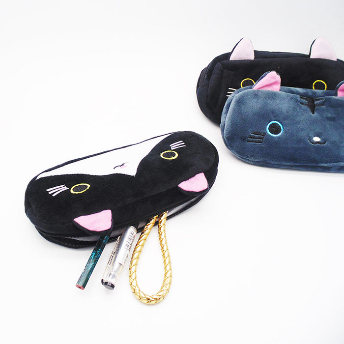 Wholesale Pencil Bags Plush Cute Kitten JDC-PB-ShiD005