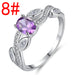 Jewelry WholesaleWholesale Purple Zircon Crystal Electroplated Copper Ring JDC-RS-MiMeng052 Rings 米萌 %variant_option1% %variant_option2% %variant_option3%  Factory Price JoyasDeChina Joyas De China