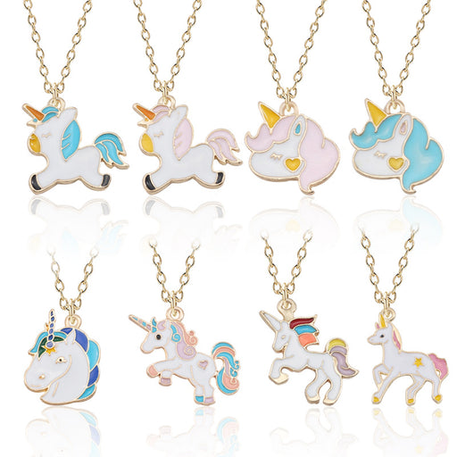 Jewelry WholesaleWholesale cartoon cute Pegasus Necklace MOQ≥2 JDC-NE-ZJ023 necklaces 志嘉 %variant_option1% %variant_option2% %variant_option3%  Factory Price JoyasDeChina Joyas De China