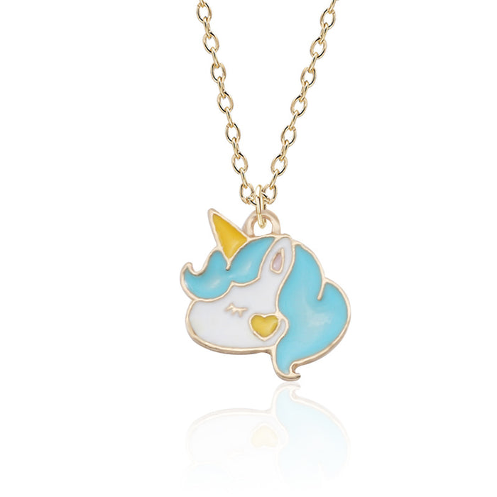 Jewelry WholesaleWholesale cartoon cute Pegasus Necklace MOQ≥2 JDC-NE-ZJ023 necklaces 志嘉 %variant_option1% %variant_option2% %variant_option3%  Factory Price JoyasDeChina Joyas De China