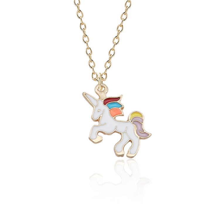 Jewelry WholesaleWholesale cartoon cute Pegasus Necklace MOQ≥2 JDC-NE-ZJ023 necklaces 志嘉 %variant_option1% %variant_option2% %variant_option3%  Factory Price JoyasDeChina Joyas De China