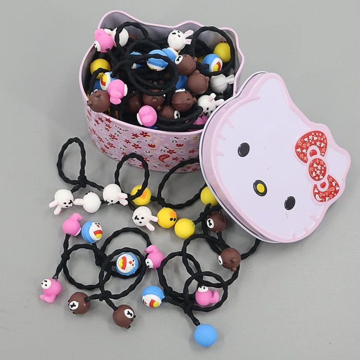 Jewelry WholesaleWholesale does not hurt hair elastic cute princess hair ring Hair Scrunchies （F) JDC-HS-XiY003 Hair Scrunchies 昕越 %variant_option1% %variant_option2% %variant_option3%  Factory Price JoyasDeChina Joyas De China