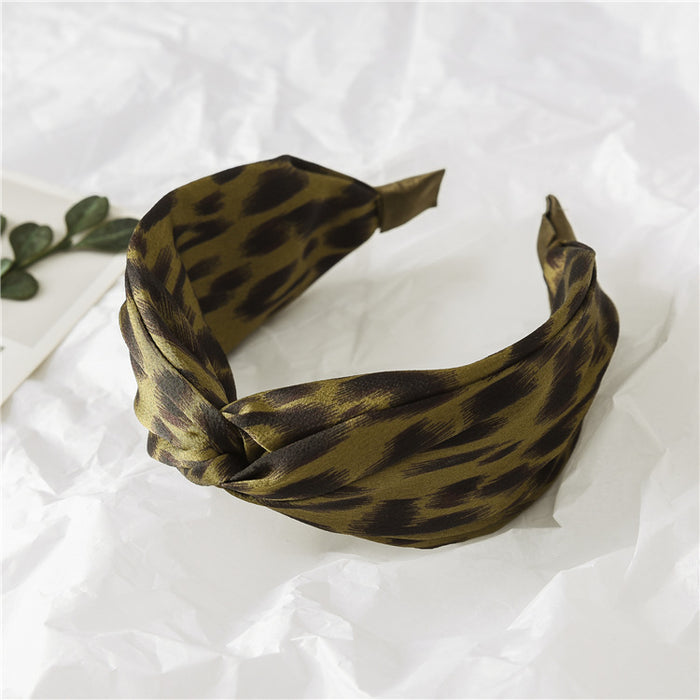 Wholesale Headband Fabric Leopard Print JDC-HD-ST002