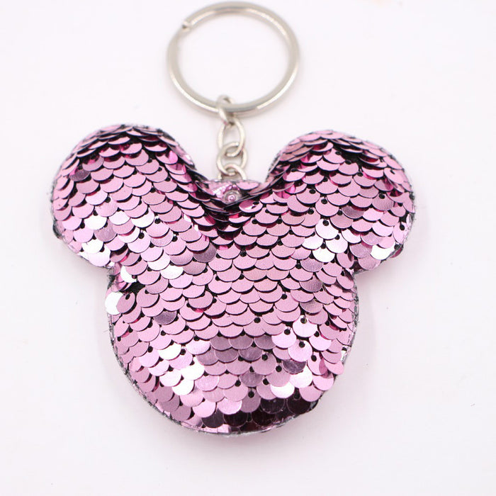 Jewelry WholesaleWholesale sequin keychain pendant (M) JDC-KC-Zuge058 Keychains 祖格 %variant_option1% %variant_option2% %variant_option3%  Factory Price JoyasDeChina Joyas De China