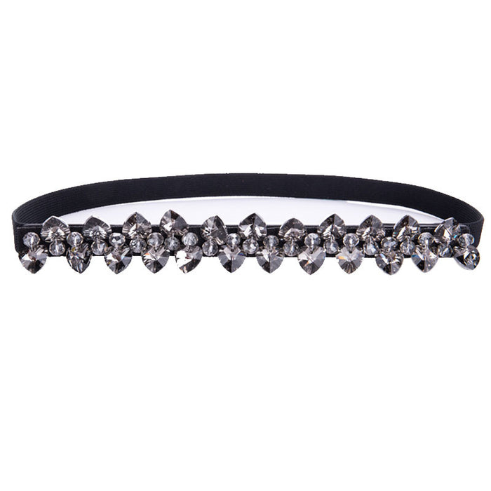 Wholesale Faux Leather Decorative Crystal Belt Women JDC-WB-JLL003