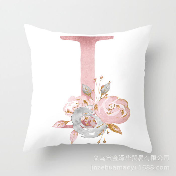 Wholesale Pillowcase Peach Skin Pink Letters JDC-PW-Jinze014