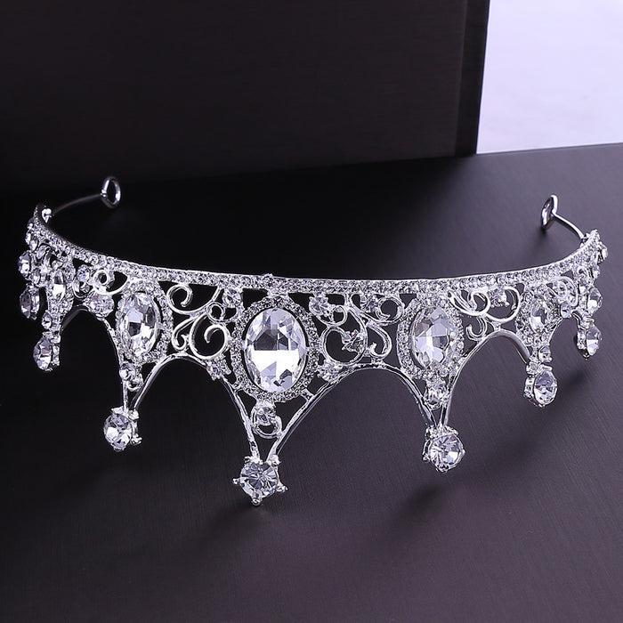 Jewelry WholesaleWholesale Rhinestone Crown Hair Band JDC-HD-ZuanG007 Headband 钻岗 %variant_option1% %variant_option2% %variant_option3%  Factory Price JoyasDeChina Joyas De China