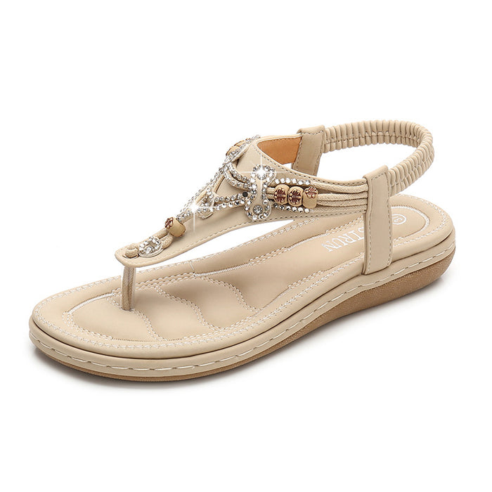 Wholesale plus size sandals new thong women sandals JDC-SD-LinDa002