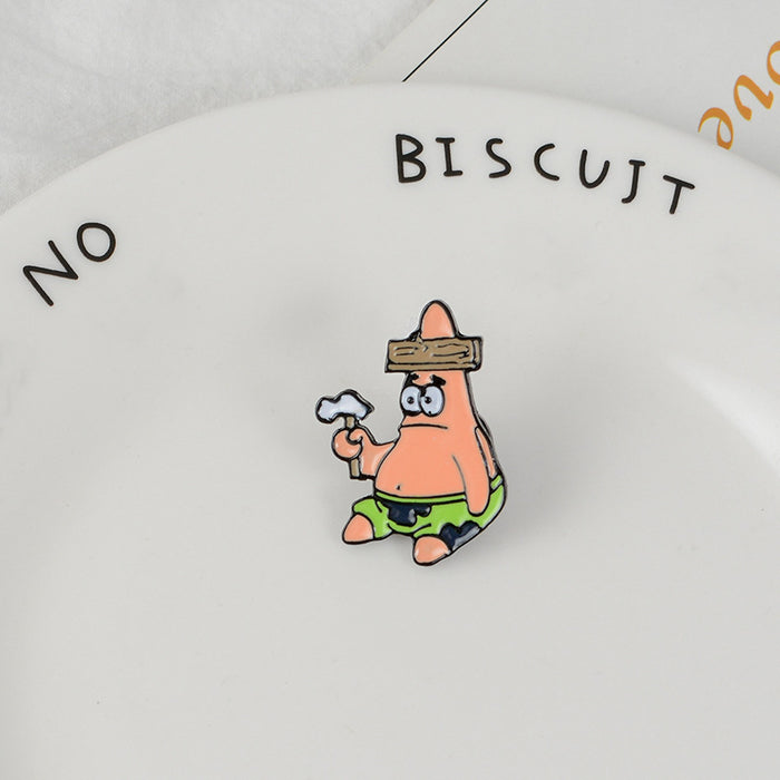 Wholesale cartoon characters Spongebao Drop Oil Cowboy Denoco JDC-BC-QiH014