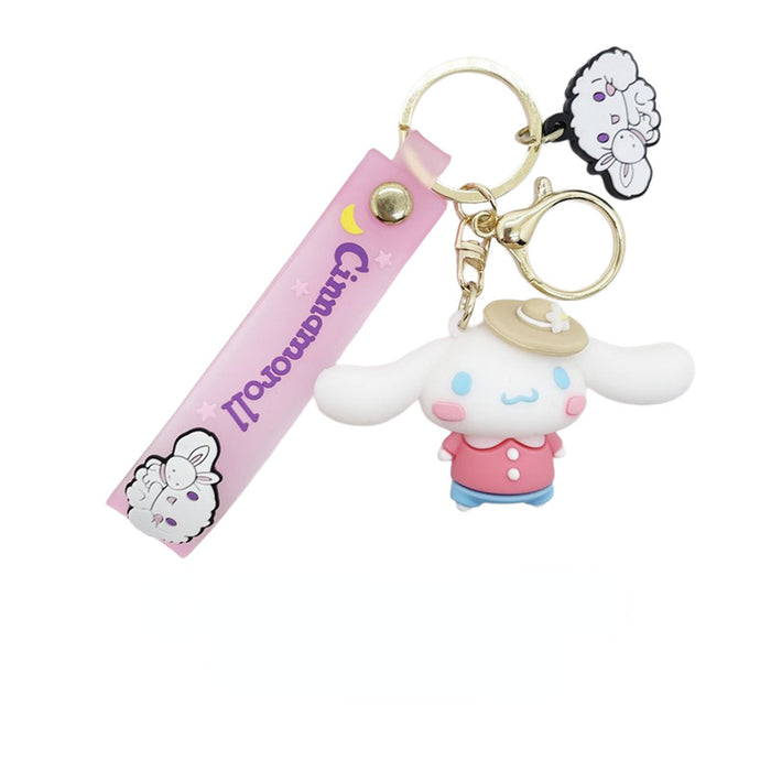 Wholesale Keychain PVC Soft Adhesive Cute Cartoon Creative Ornament JDC-KC-JiaoL017