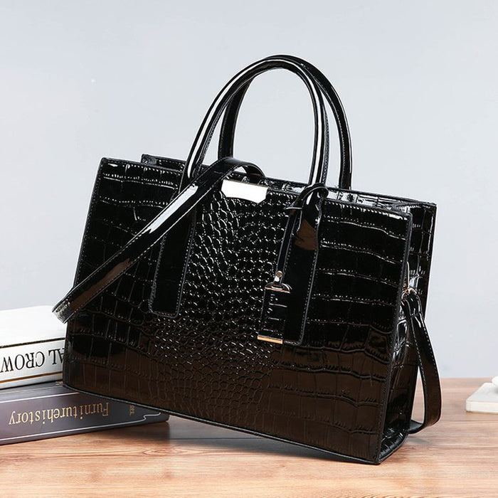 Wholesale Handbag PU Crocodile Pattern Shoulder JDC-HB-Baladu002