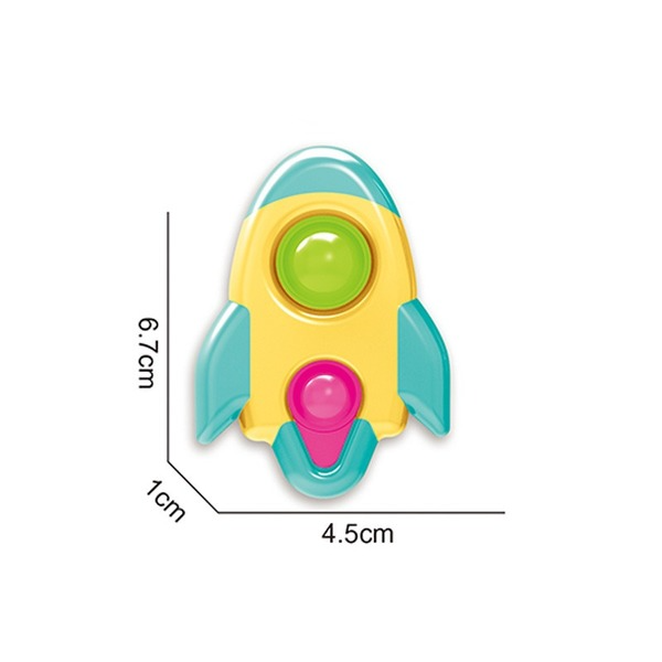 Jewelry WholesaleWholesale silicone rocket DIY fidgets toy JDC-FT-ZhuoJ015 fidgets toy 卓佳 %variant_option1% %variant_option2% %variant_option3%  Factory Price JoyasDeChina Joyas De China