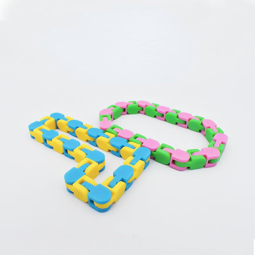 Jewelry WholesaleWholesale Plastic Track Chain Decompression Toys JDC-FT-ZhuoJia014 fidgets toy 卓佳 %variant_option1% %variant_option2% %variant_option3%  Factory Price JoyasDeChina Joyas De China