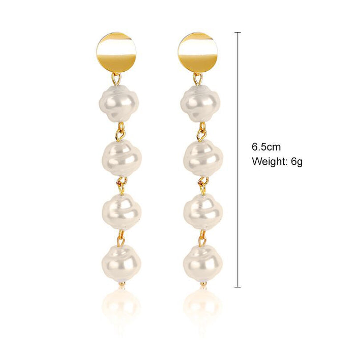 Jewelry WholesaleWholesale vintage court style pearl stud earrings JDC-ES-ManY002 Earrings 满溢 %variant_option1% %variant_option2% %variant_option3%  Factory Price JoyasDeChina Joyas De China