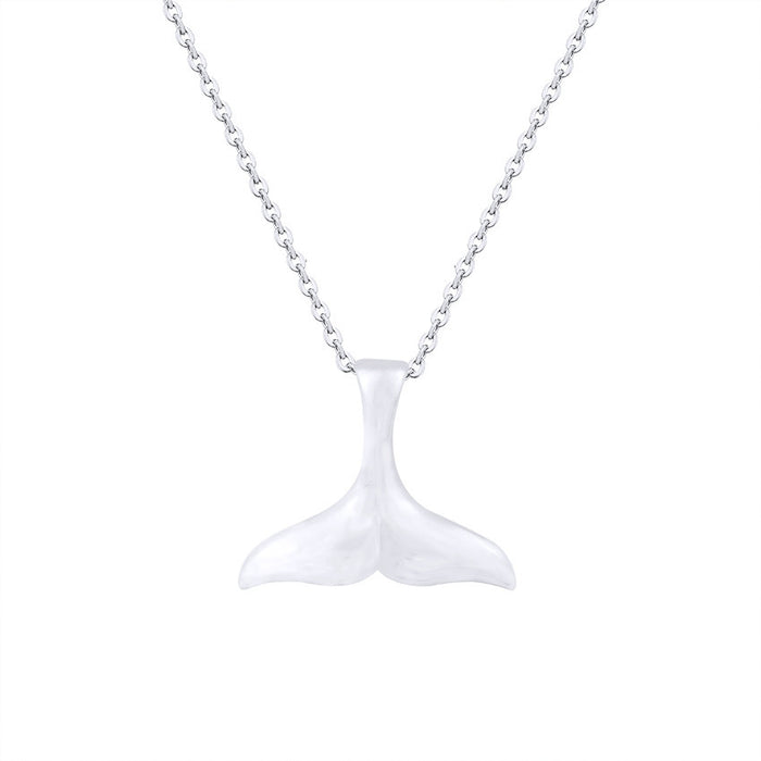 Jewelry WholesaleWholesale Dolphin Stainless Steel Exquisite Pendant Necklace JDC-NE-MJ013 Necklaces 萌葭 %variant_option1% %variant_option2% %variant_option3%  Factory Price JoyasDeChina Joyas De China