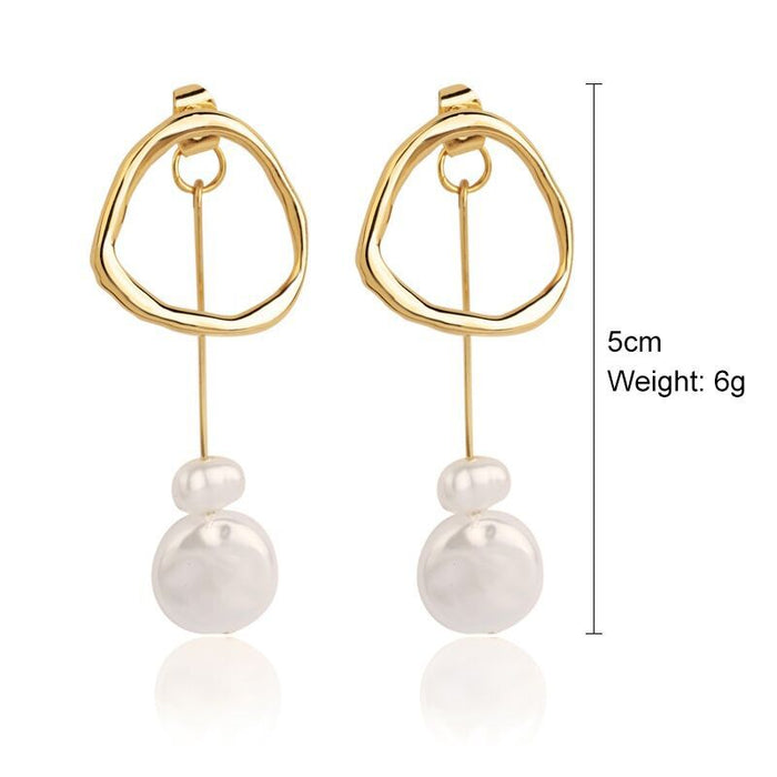 Jewelry WholesaleWholesale vintage court style pearl stud earrings JDC-ES-ManY002 Earrings 满溢 %variant_option1% %variant_option2% %variant_option3%  Factory Price JoyasDeChina Joyas De China