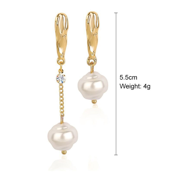 Jewelry WholesaleWholesale vintage court style pearl stud earrings JDC-ES-ManY002 Earrings 满溢 %variant_option1% %variant_option2% %variant_option3%  Factory Price JoyasDeChina Joyas De China