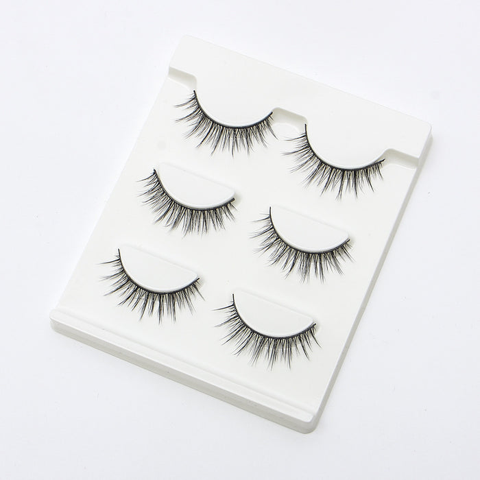 Wholesale Imported Fiber Eyelashes Naturally Crossed MOQ≥3 JDC-EY-XCheng001