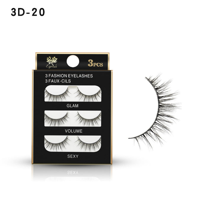 Wholesale Imported Fiber Eyelashes Naturally Crossed MOQ≥3 JDC-EY-XCheng001