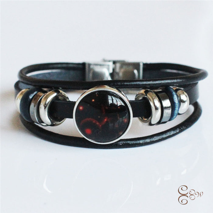 Wholesale Zodiac Bracelet Multilayer Stainless Steel Watch Buckle Luminous JDC-BT-YonY003