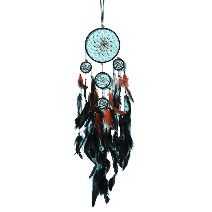 Wholesale Feather Wind Chimes Cross-border Hot Sale Dreamcatcher MOQ≥2 JDC-DC-YXuan008