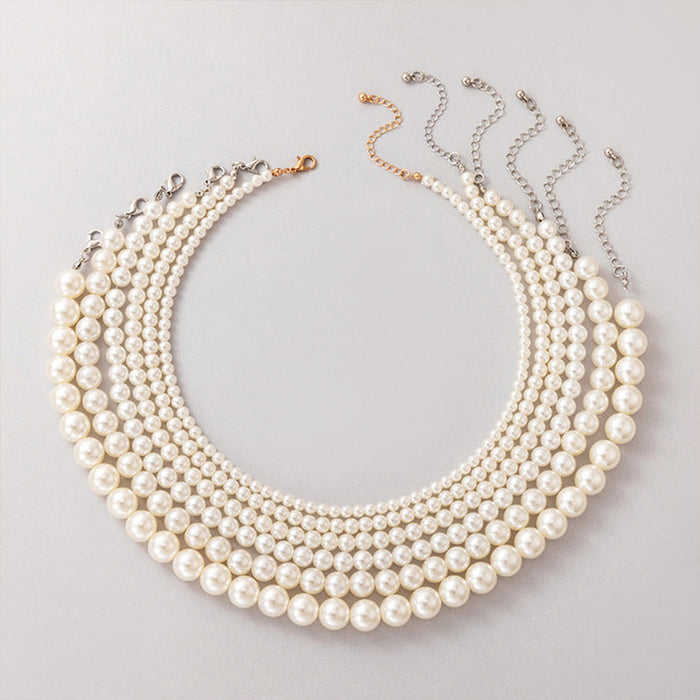 Wholesale Pearl Alloy Necklace JDC-NE-C233