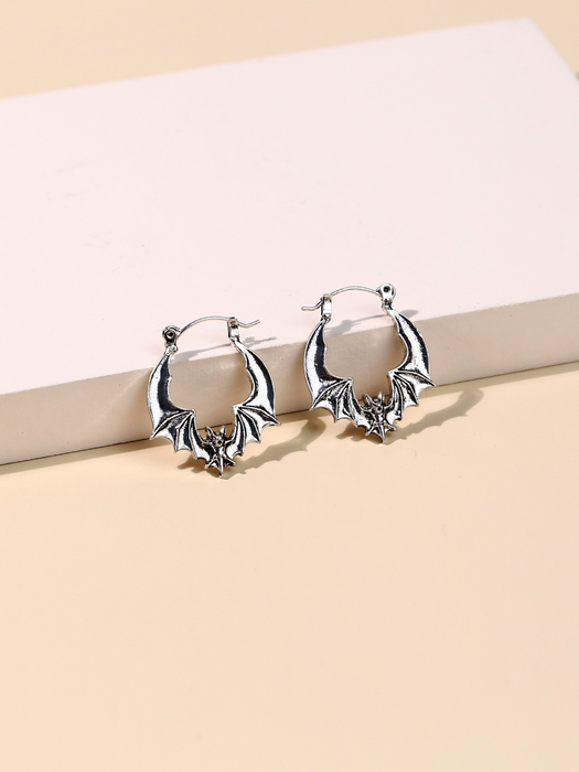 Wholesale Bat exaggerated alloy earrings JDC-ES-JuG001