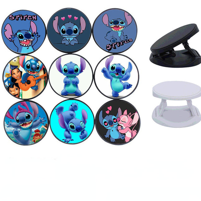 Wholesale GripsTPU Cute Cartoon Pattern Retractable Folding Phone Holder MOQ≥2 (S) JDC-PS-XinYY002