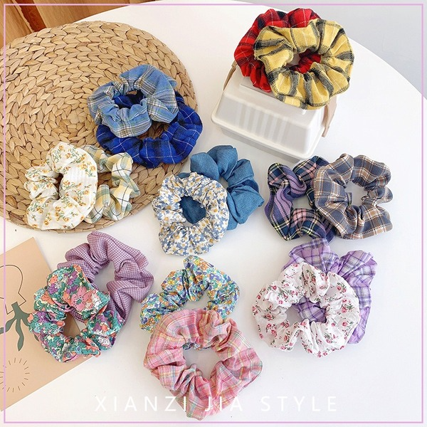 Jewelry WholesaleWholesale rubber bands and floral hair bands JDC-HS-H424 Hair Scrunchies 妙德 %variant_option1% %variant_option2% %variant_option3%  Factory Price JoyasDeChina Joyas De China