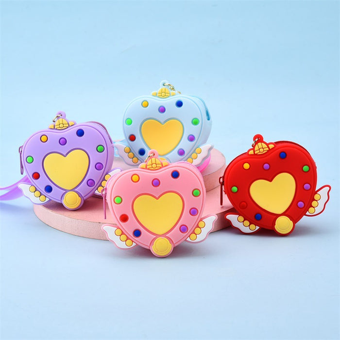 Wholesale Keychains For Backpacks beautiful girl magic love wings cute bag pendant JDC-KC-YPin021