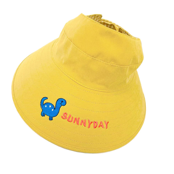 Jewelry WholesaleWholesale Kids Cotton Empty Top Hat Visor Hat JDC-FH-ShuaiR004 Fashionhat 帅睿 %variant_option1% %variant_option2% %variant_option3%  Factory Price JoyasDeChina Joyas De China