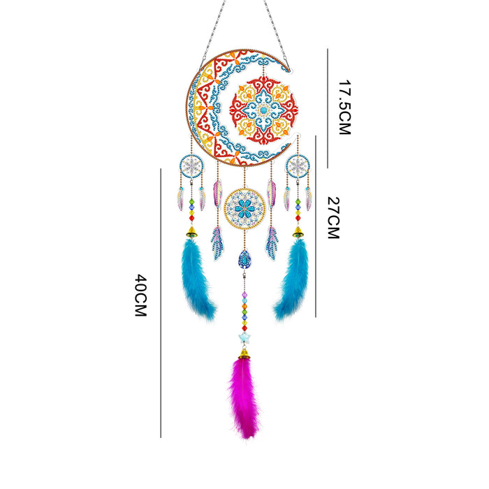 Wholesale Diamond Painting DIY Acrylic Full Drill Dreamcatcher MOQ≥2 JDC-DC-JSen001