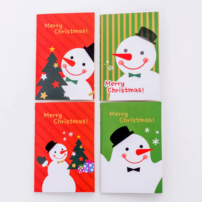 Wholesale Notebook Paper Cartoon Christmas Small Book Portable JDC-NK-KuY006