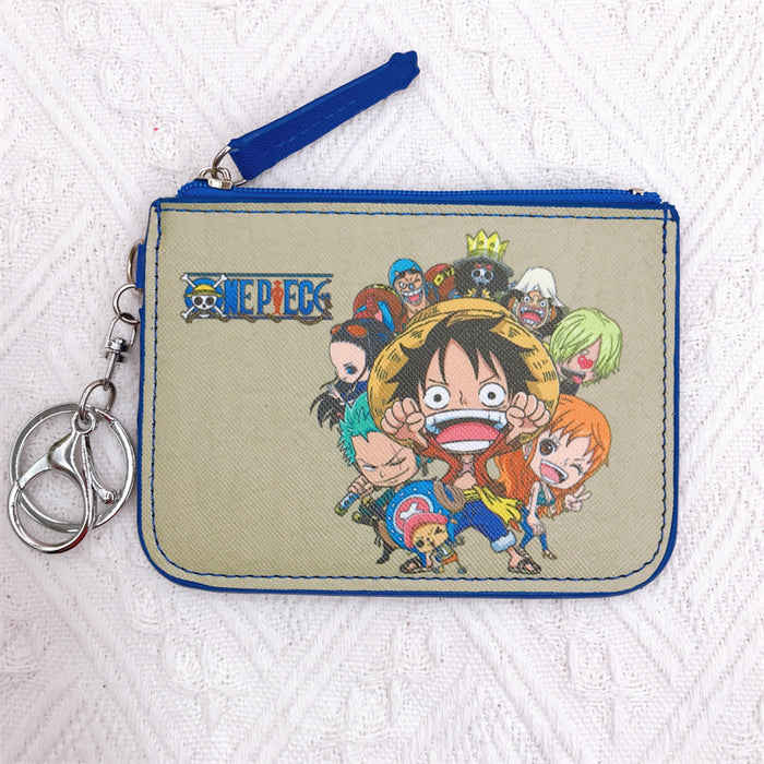 Wholesale Cartoon PU Card Holder Coin Purse Keychain (M) JDC-KC-YaLL010