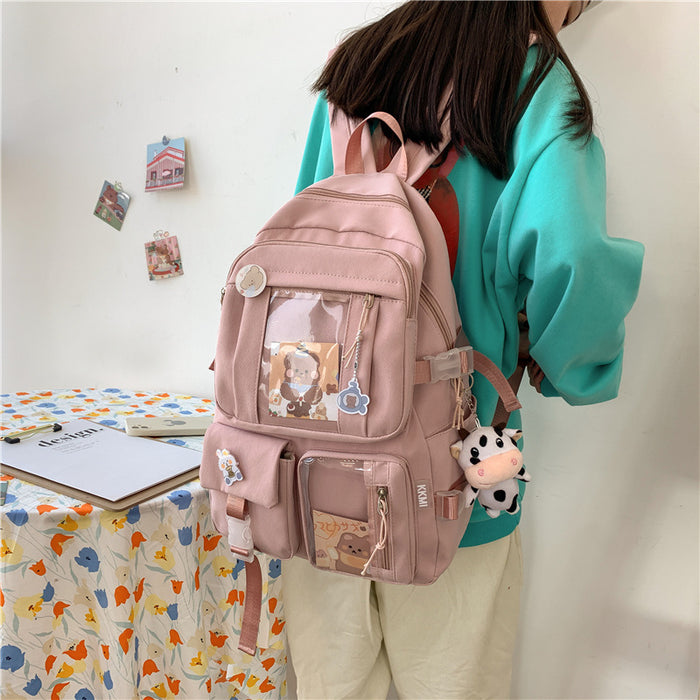 Wholesale Backpack Nylon Cute Student Bag JDC-BP-Zhibei004