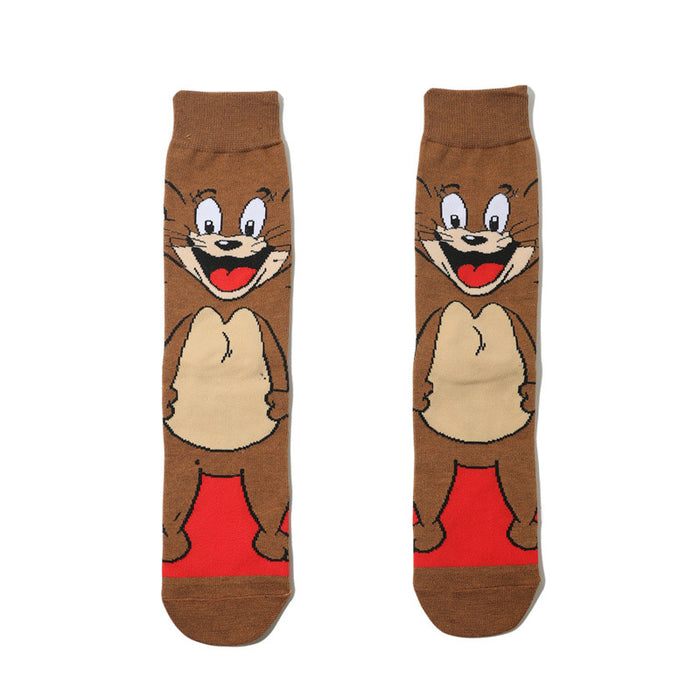 Wholesale Socks Cotton Medium Tube Anime Socks MOQ≥10 JDC-SK-HuiHe029