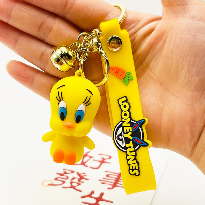 Wholesale Keychains PVC Bunny Cartoon Cute (M) JDC-KC-XiangY040